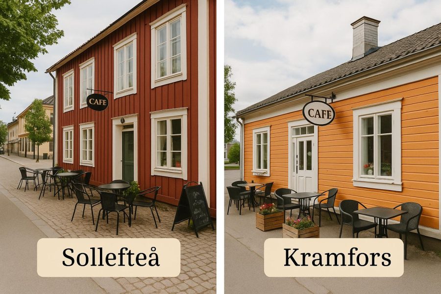 Caféer i Sollefteå och Kramfors