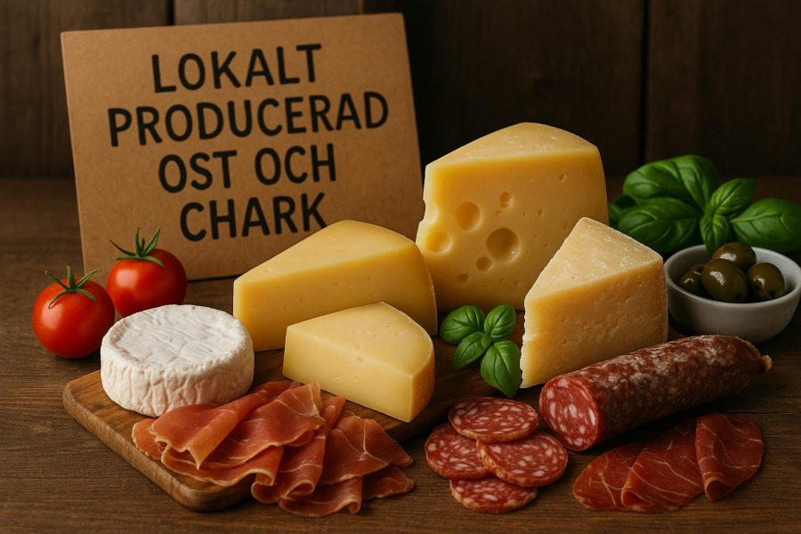 Lokalt producerad ost och chark