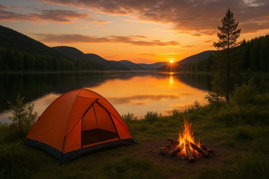 Tälta vid Ångermanälven