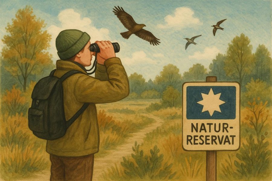 Fågelspaning i naturreservaten