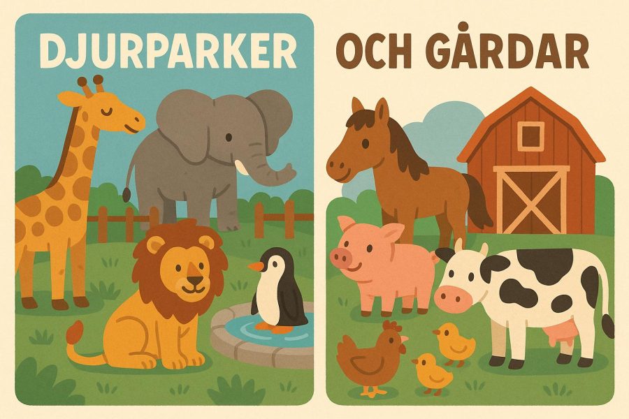 Djurparker och gårdar