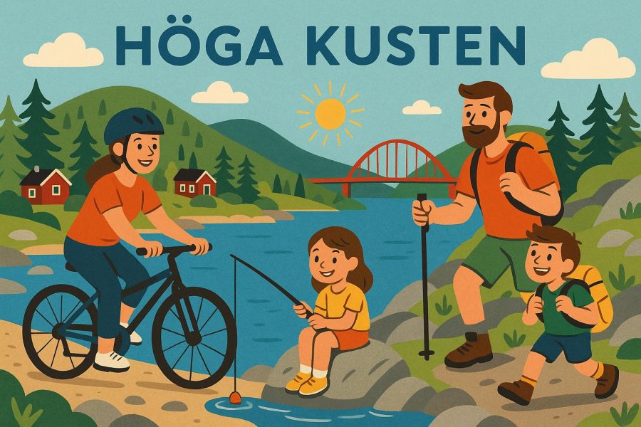 Familjeaktiviteter vid Höga Kusten