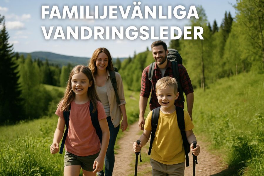 Familjevänliga vandringsleder