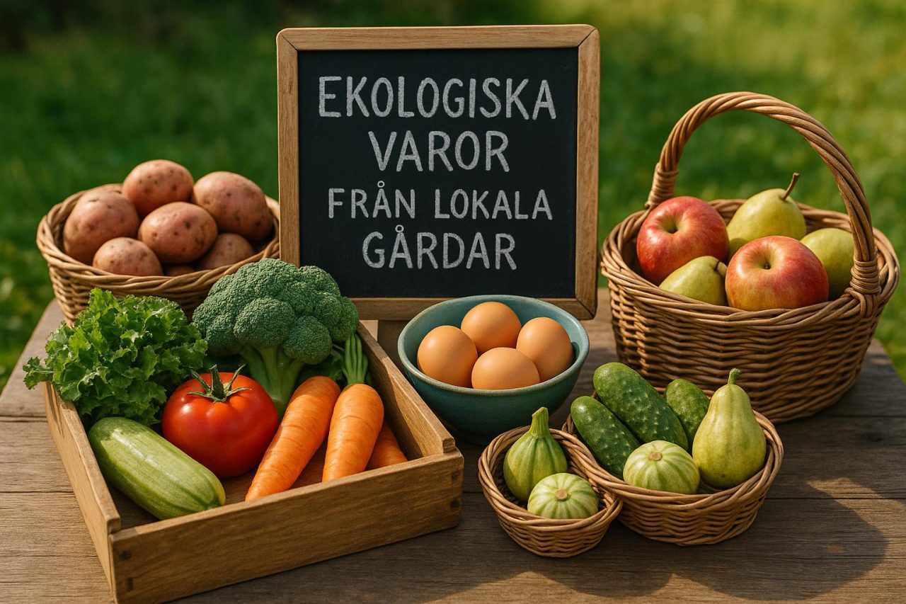 Ekologiska varor från lokala gårdar
